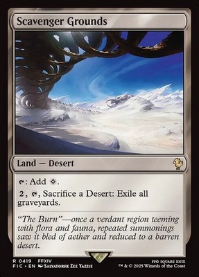 Scavenger Grounds Commander: Final Fantasy MTG Magic the Gathering