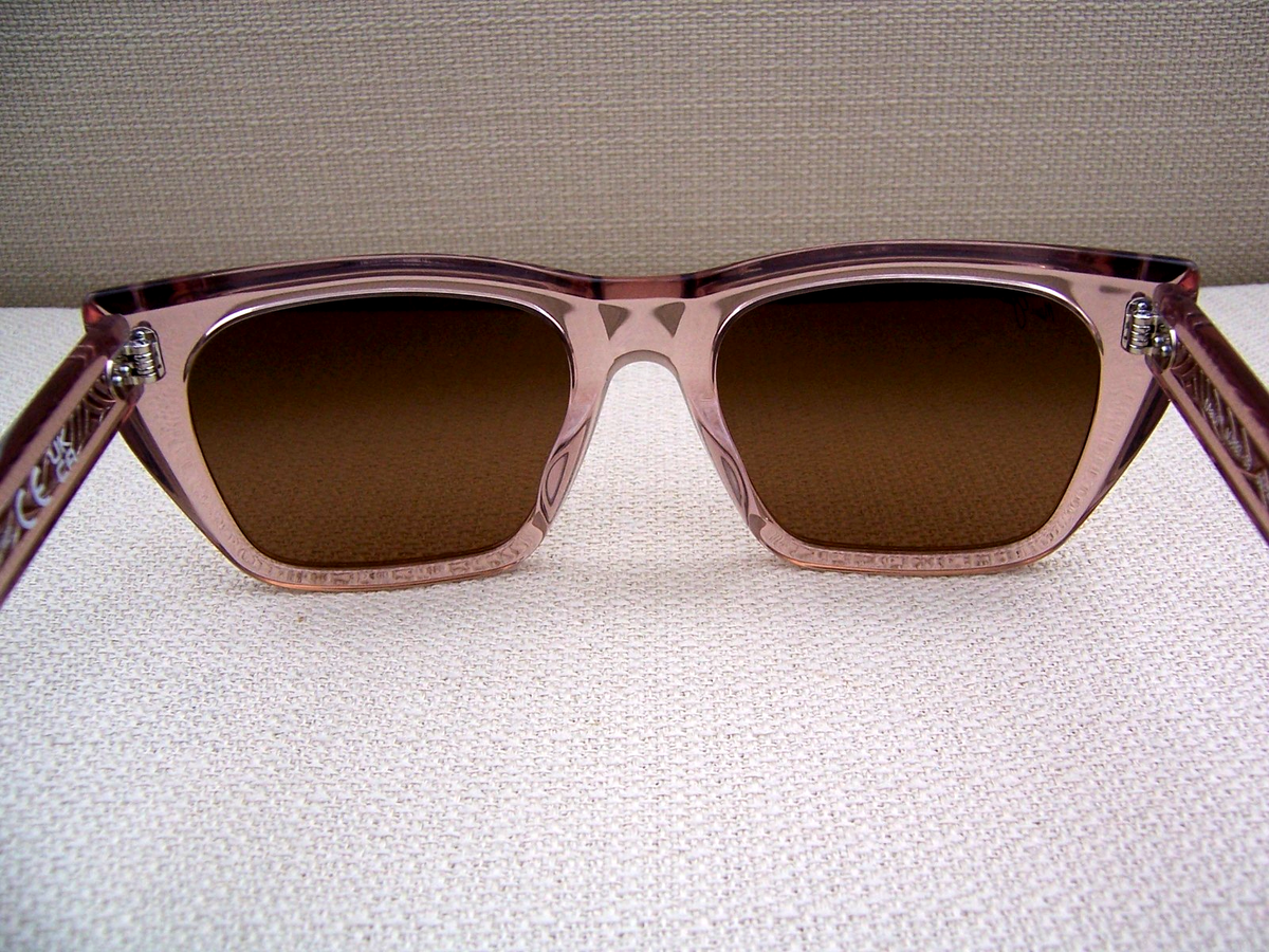 NWT* MAUI JIM ALOHA LANE Transparent Pink & HCL Bronze Sunglasses