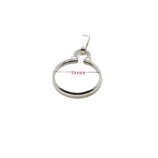 Bisel/soporte/montaje plata 16/18/20/28/30 mm para joyería/collares/llavero