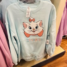Disney 2025 Disneyland Aristocats Embroidered Marie Sweater XS S M L XL 2XL