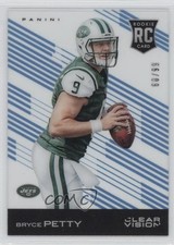 2015 Panini Clear Vision Rookie Blue 60/99 Bryce Petty (Ball in Both Hands) 0c2