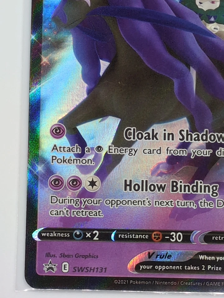 Shadow Rider Calyrex V SWSH131 SWSH: Sword & Shield Promo Cards Holo - Image 2 of 4