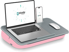 Lap Desk with Washable Cushion   Fits up to 17-In Laptops   Portable Laptop Desk