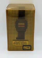 1980s Vintage Freestyle Sport II Watch Before Shark NOS NEW Black