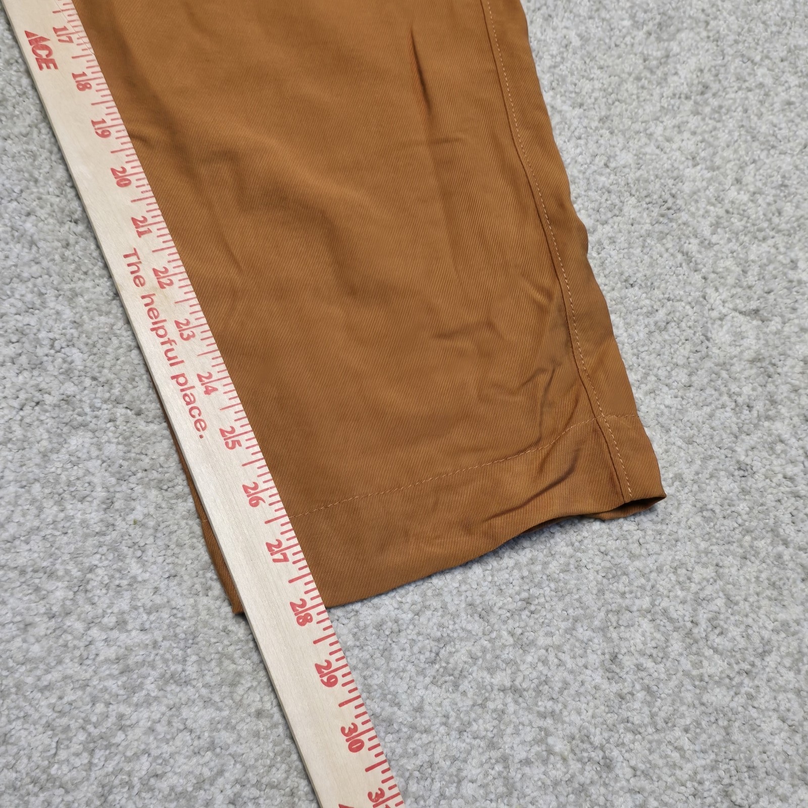 Madewell Pants Dunaway Paperbag Ankle Tie Waist Belted High Rise Burnt Orange M