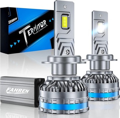FAHREN FX6 Brightest H7 LED Headlight Bulb 120W 80000LM Low/Fog Beam Cold White