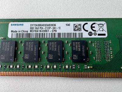 Samsung 8GB 1Rx8 PC4-2133P-UA1-10  DDR4 RAM