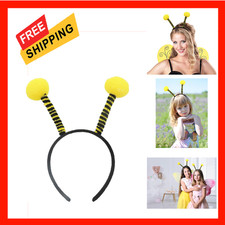 Bee Headband Bug Antenna Headband for Party Favor, Halloween Costume Accessory