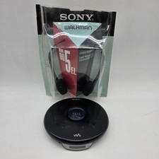 Vintage Sony PSYC CD Walkman Model D-EJ010 Portable CD Player/ Sony MDR 005EL