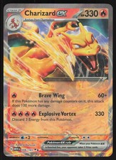 Carta Pokemon Charizard ex Holo 006/165 NM SV: Scarlatto e Viola 151