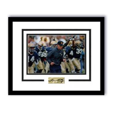 Lou Holtz AUTOGRAPH Signed Notre Dame Fighting Irish Framed 11x14 Display C ACOA