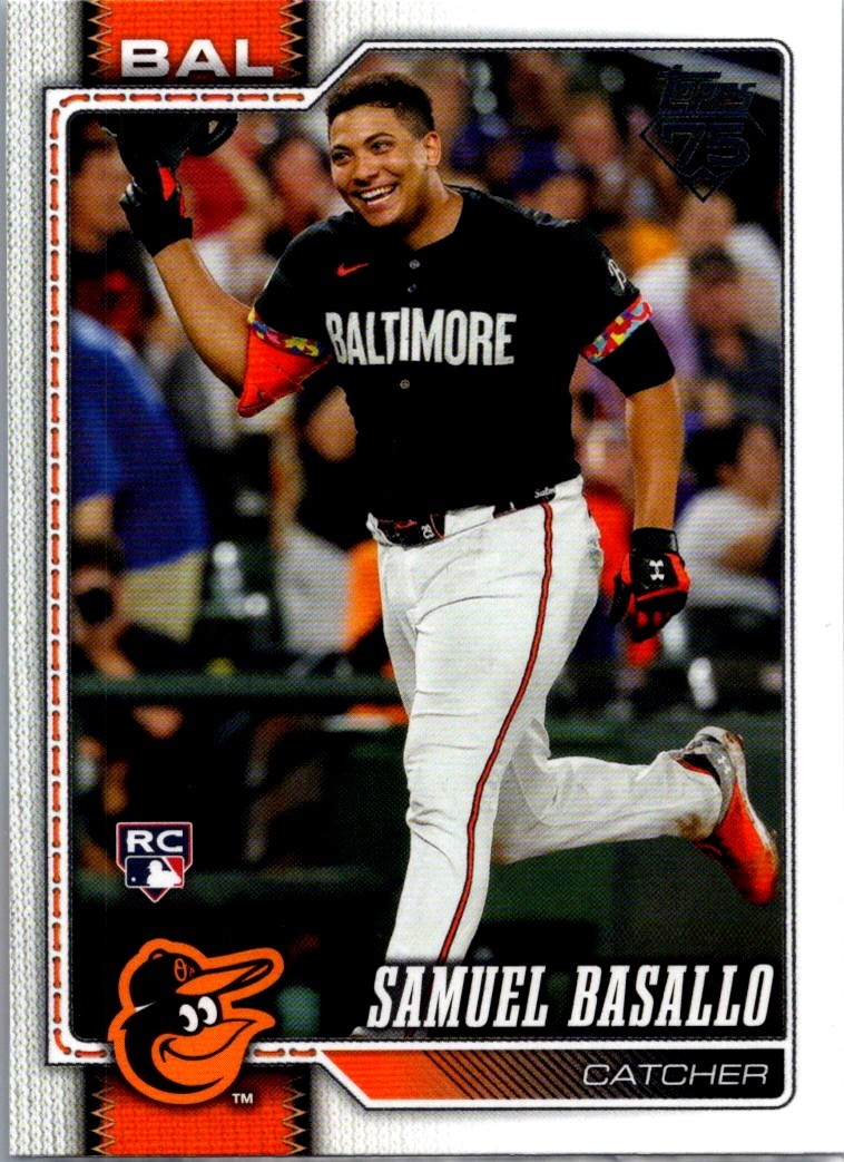Samuel Basallo 2026 Topps #104 Rookie Baltimore Orioles
