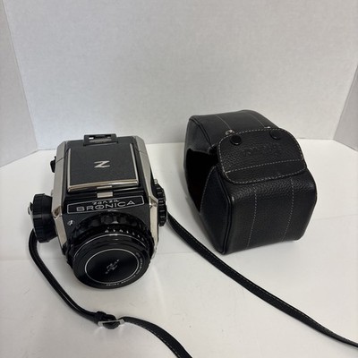 Late Model [ Mint-] Zenza Bronica S2 6x6cm camera w/Nikkor-P 75mm 2.8 Lens-NICE