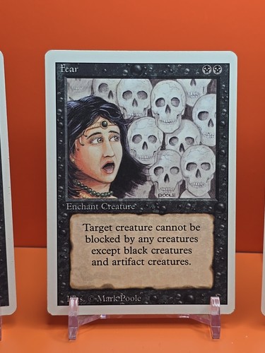 ⚫️⚫️⚫️ (4) 1994 MAGIC The Gathering FEAR REVISED 3RD EDITION PLAYED ⚫️⚫️⚫️3 - Picture 3 of 10
