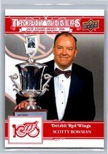 2025-26 UD Detroit Red Wings Centennial #147 Scotty Bowman Trophy Winners