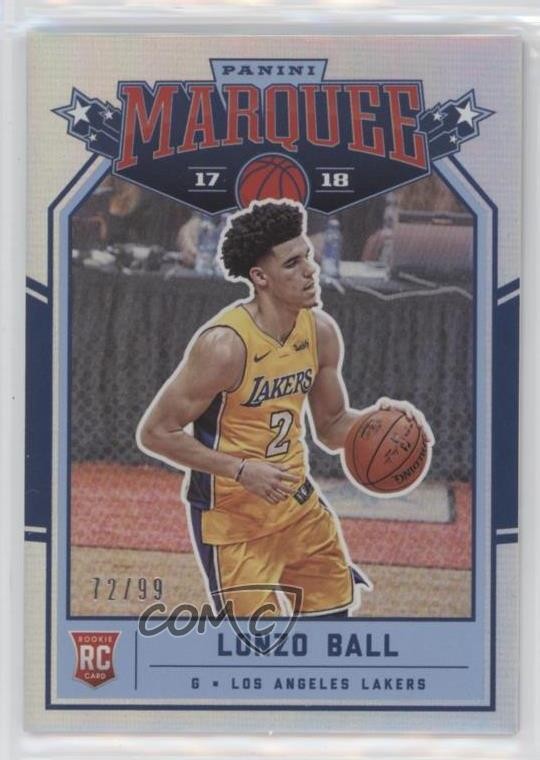 2017-18 Panini Chronicles Marquee /99 Lonzo Ball #237 1u6