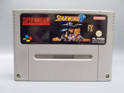Nintendo SNES, Starwing, 1993, Only Module. #K-490-07