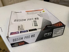 ASRock B650M Pro RS WiFI Motherboard White Open Box
