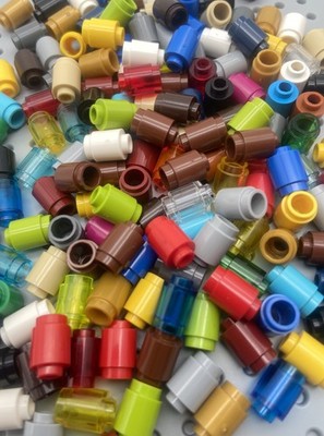 LEGO  10x Stein rund brick round 1x1 3062b - verschiedene Farben