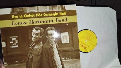 LP LENOX HARTMANN BAND - LIVE IN ONKEL PÖS CARNEGIE HALL / MMG 1982