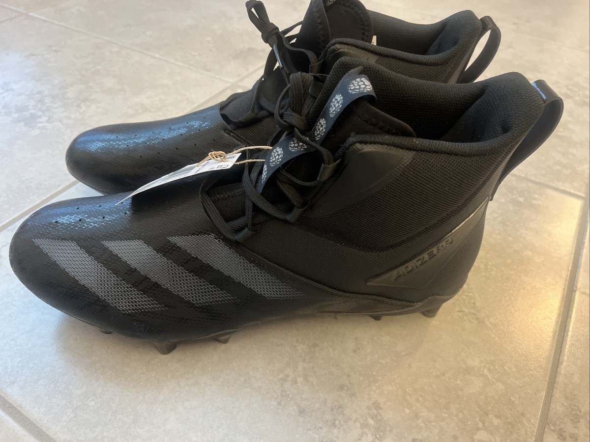 Adidas Adizero Chaos Football Cleats Triple Black Men\'s Size 10 ID9103 adidas Men main image 4