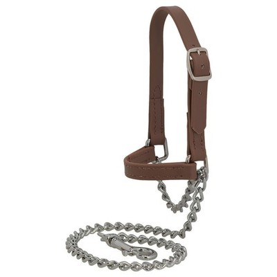 Weaver Leather Livestock Brahma Webb Goat Halter Brown Small