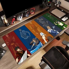 1pc Avatar The Last Airbender Themed Gaming & Office Desk Mat - Non-Slip Rubber