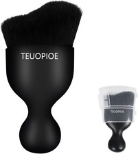 Car Interior Cleaning Brush, Interior Duster, Detailing Brush, Du Color: black