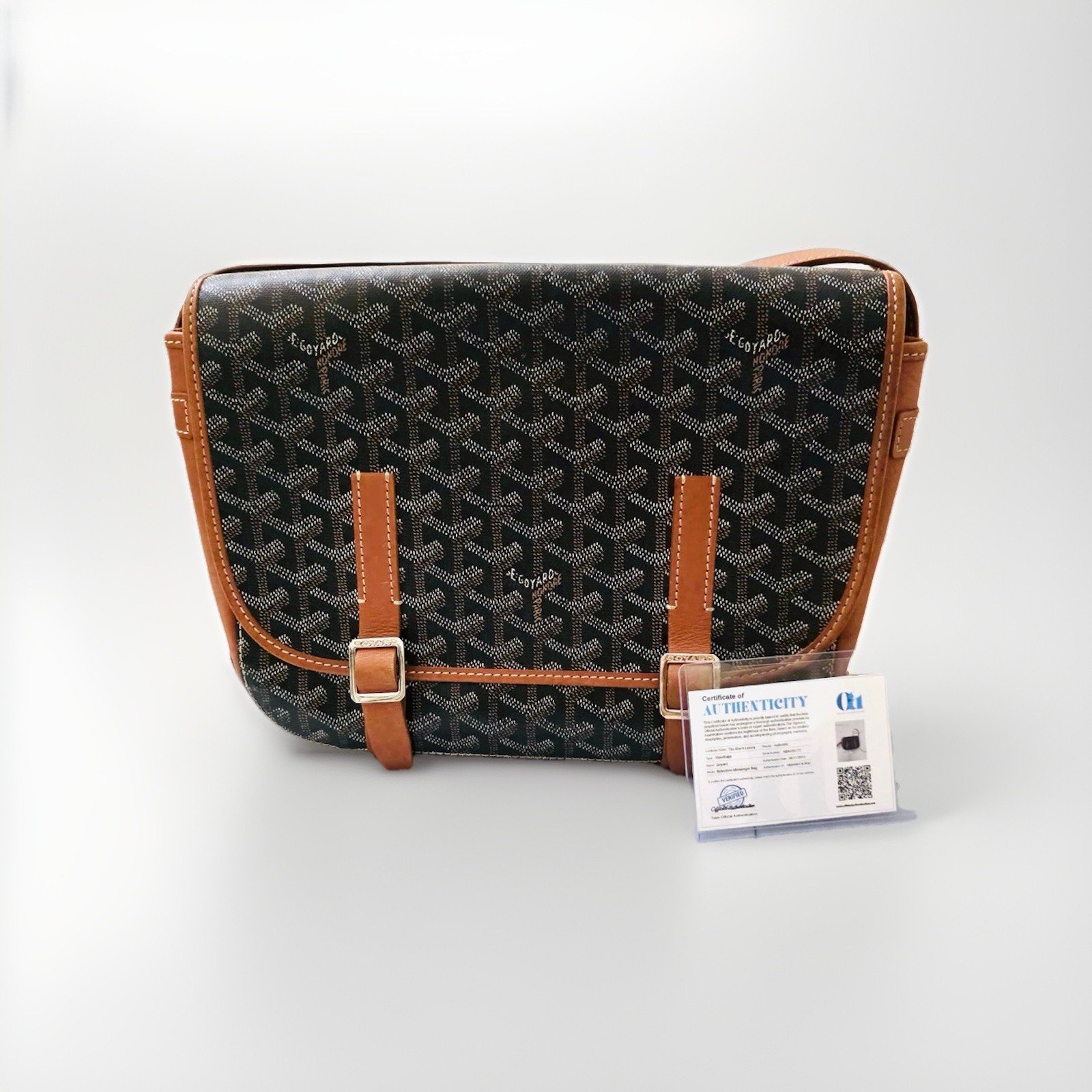 Goyard Belvedere Messenger Bag Coated Canvas MM image 10
