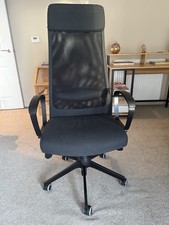 IKEA Markus Office Chair (Black, mesh back, ergonomic)