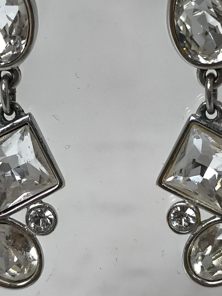 SWAROVSKI Orecchino a pendente Donna Orecchino argento stile casual - Immagine 3 di 4