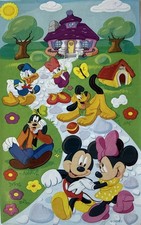 MICKEY FRIENDS Stickers 22pc Disney Minnie Goofy Donald Duck Sun Card Making