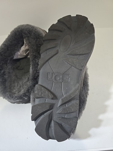 UGG COQUETTE SLIPPER Size 7 Sheepskin Slide 5125 gray UGGS - Picture 8 of 8