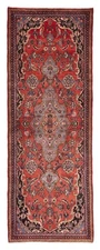 3'6" x 10'0" Vintage Hand-knotted Runner Rug Traditional Oriental Wool Carpet