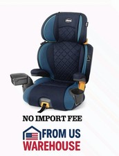 Chicco KidFit Zip Plus 2-in-1 Booster Car Seat Seascape High Back LATCH
