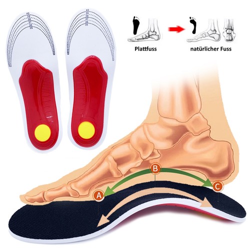 Solette inserti ortopedici sperone tallone inserto scarpe piede piatto EU 35-46 - Foto 3 di 11