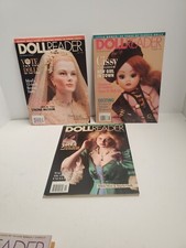 Lot of 3 DOLL READER Magazines July September November 1996