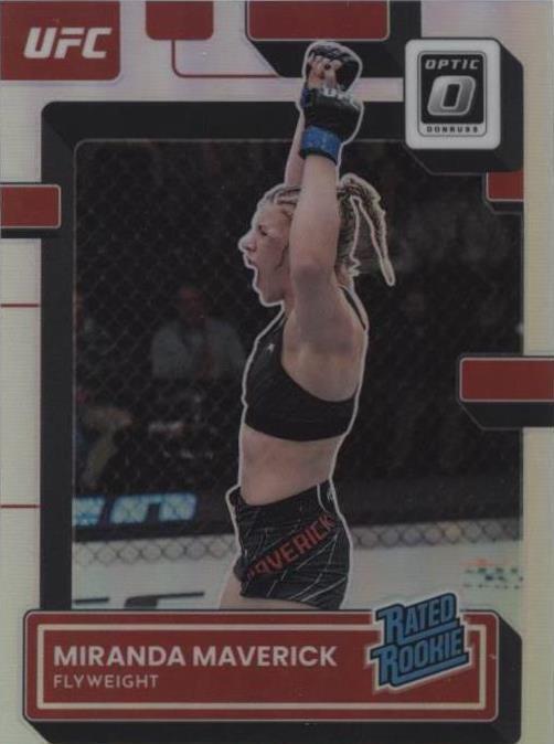 Carte Panini Immaculate UFC 2023 – Miranda Maverick Rookie /50 – Pink Velocity Prizm
