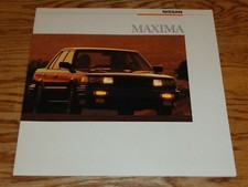 Original 1988 Nissan Maxima Deluxe Sales Brochure 88 GXE SE