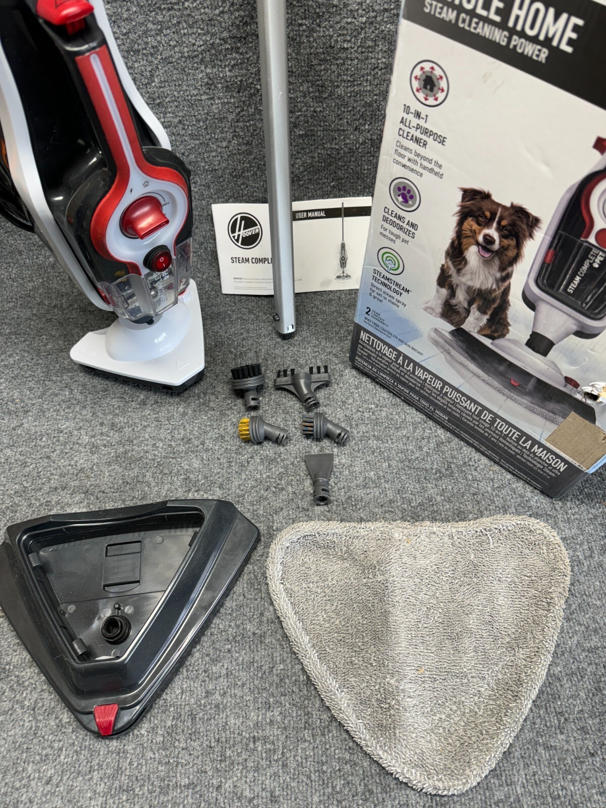 Hoover Steam Complete Pet Steam Mop Whole Home Steam Cleaning Power eBay