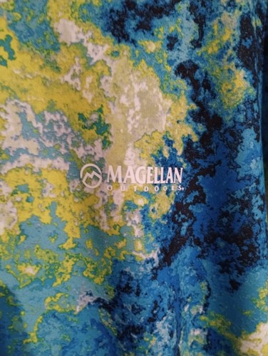 NWT Magellan Outdoor Fish Gear Long Sleeve Veil Camo Shirt sz Medium - Picture 2 of 5