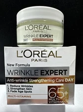 L'Oreal Wrinkle Expert Anti-Wrinkle Strengthening Care Day Cream 65+ 1.69oz.50ml