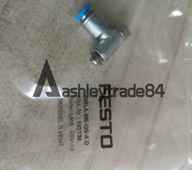 1PC New FESTO return orifice check valve GRLA-M5-QS-4-D 193138 | eBay