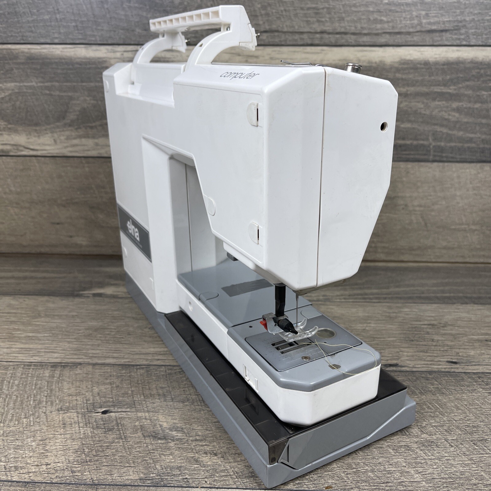 ELNA 5000 COMPUTER SEWING MACHINE WITH FOOT PEDAL AND COVER eBay