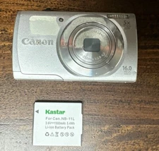 Canon PowerShot A2600 Silver Compact Digital Camera, Used