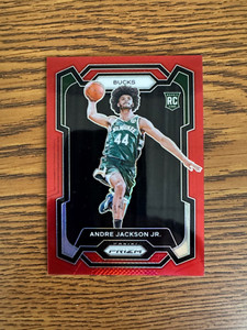 2023 Panini Prizm Red Prizm Andre Jackson Jr #131 Rookie RC 188/299