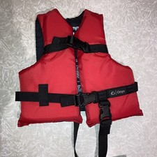 ONYX RED LIFE JACKET CHILD SIZE 30-50lbs