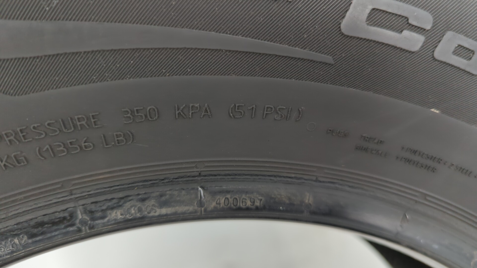 Used Tire 195/65R15 CONTINENTAL CONTROL CONTACT TOUR A/S 91H All Season