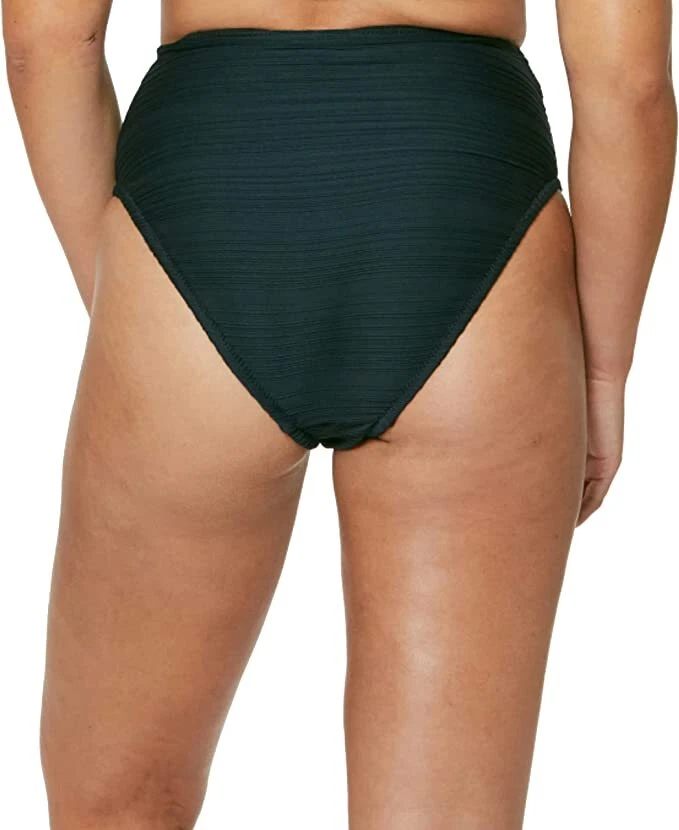 Parte inferior de bikini Jessica Simpson 294762 para mujer mezcla y combinación de primavera lisa, talla S Foto 2 de 2