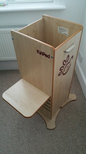 Little Helper Fun Pod Kitchen Stand Natural Wood 51 00